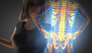 symptoms of bone necrosis disease of the spine