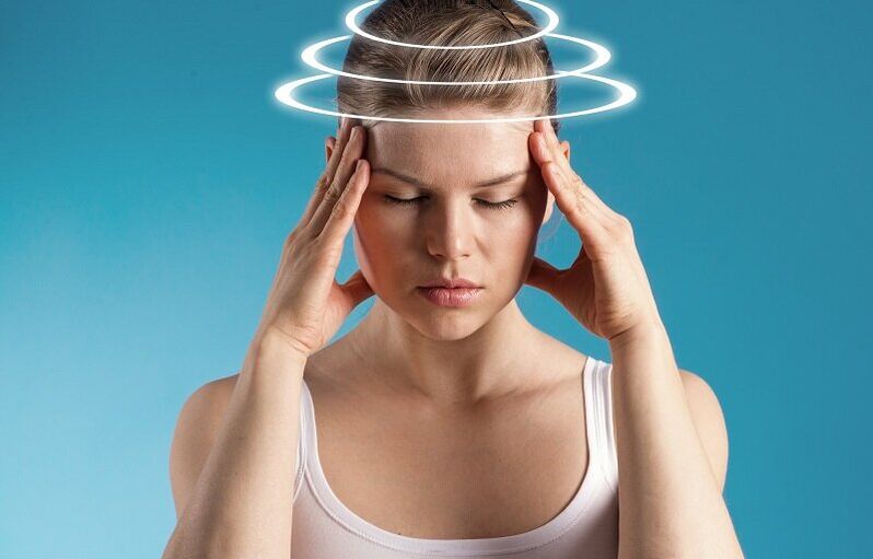 dizziness with cervical osteonecrosis