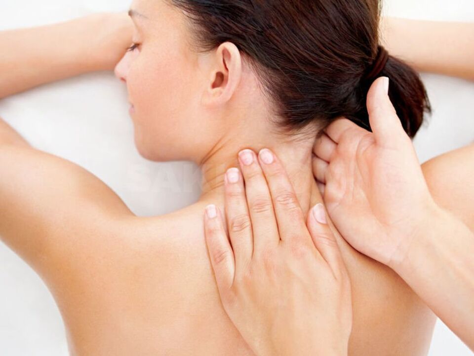 neck massage to treat osteonecrosis