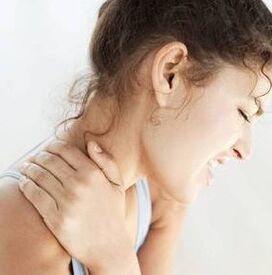 Uterine spine leads to pinching nerves on the neck