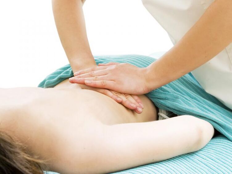 Lumbar spine massage